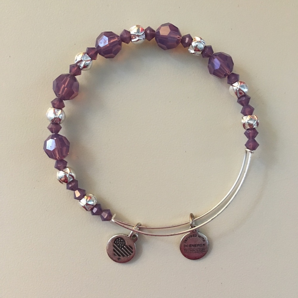 Alex & Ani violet bracelet